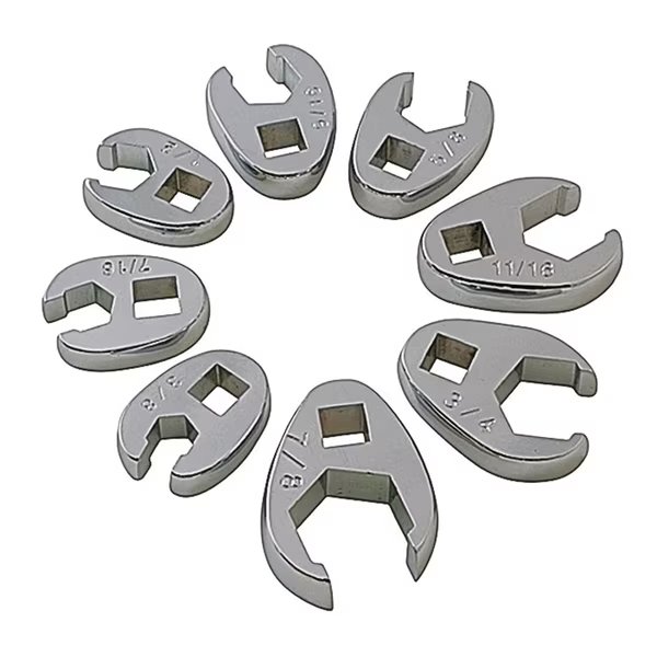 8PC SAE FLARE CROWFOOT WRENCH SET 3/8